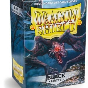 Dragon Shield Standard Matte Card Sleeves Black 100ct