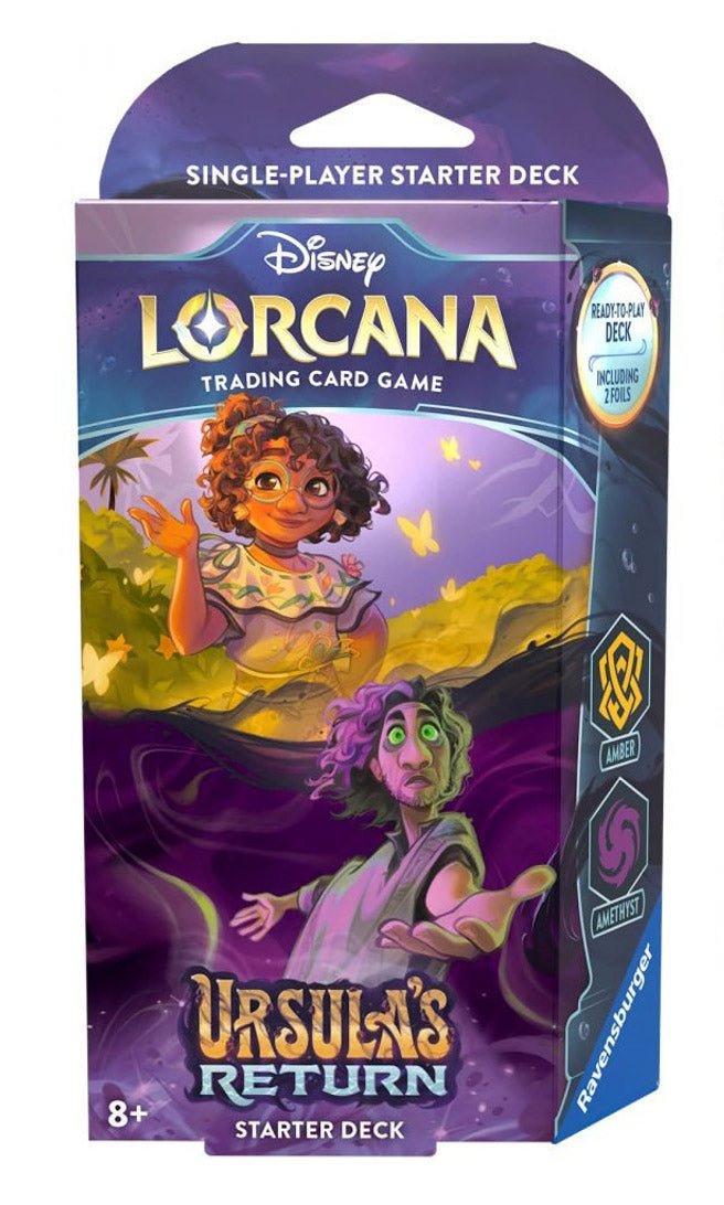 19950-M3K2M-Lorcana-TCG-Ursulas-Return-Starter-Deck-Amber-Amethyst-Madri