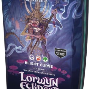 Magic the Gathering Lorwyn Eclipsed Commander Deck Blight Curse